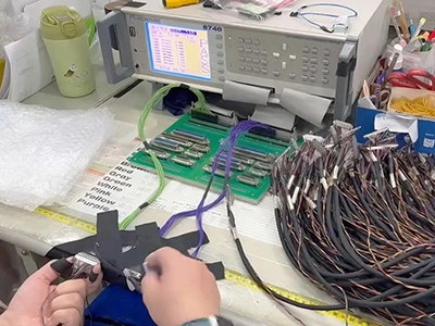 Electrical continuity testing for custom cable assemblies to ensure reliability