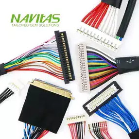 LVDS cable assembly for industrial displays and embedded display systems