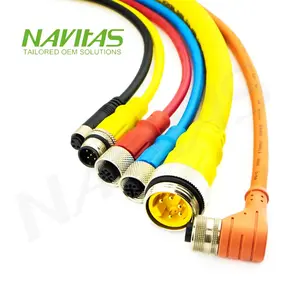 Waterproof cable assembly for outdoor industrial and sealed connection applications